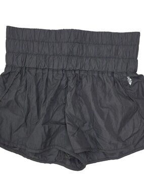 Free People Movement The Way Home Run Shorts Women Large Black Athletic Active